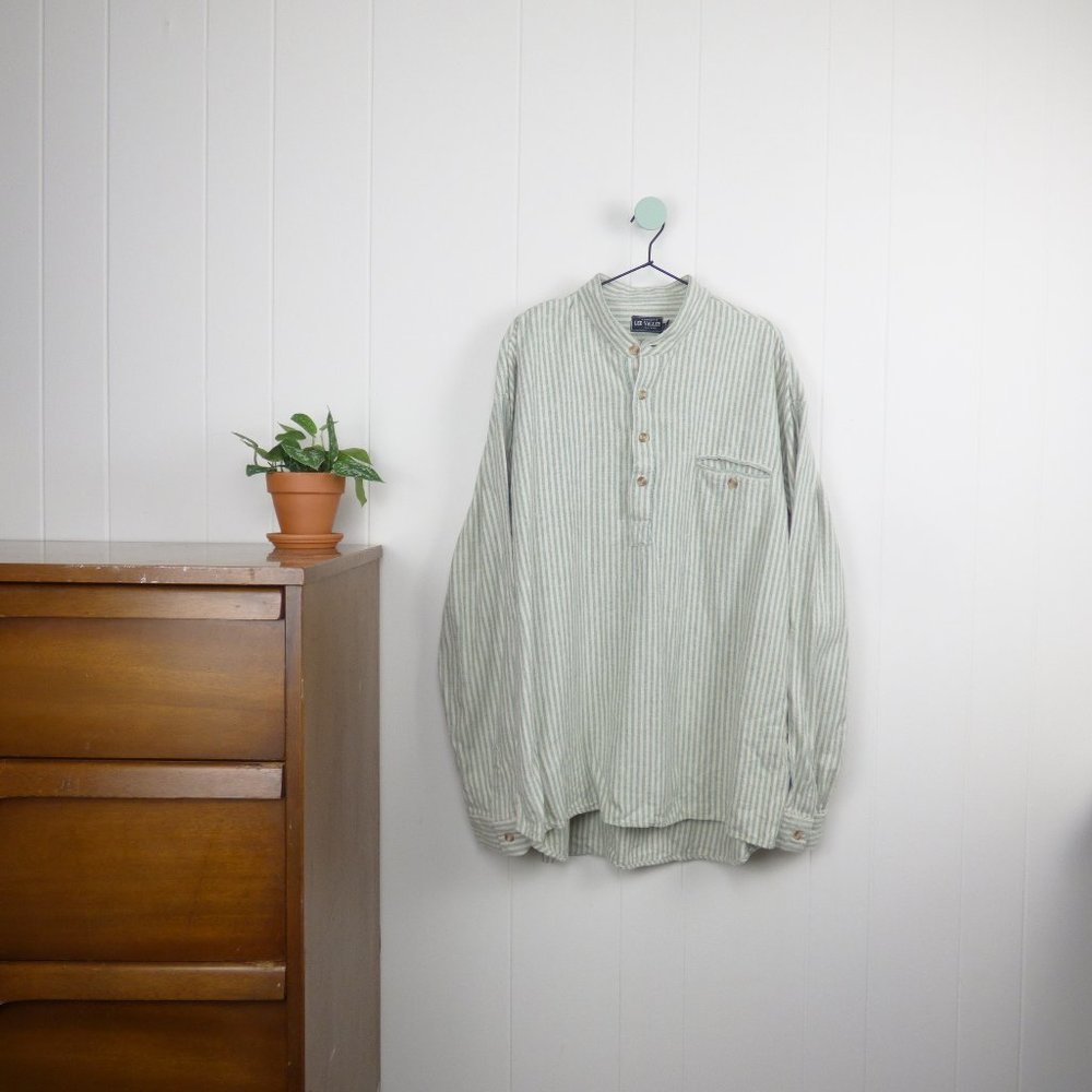 Lee Valley Ireland Striped Grandfather Flannel